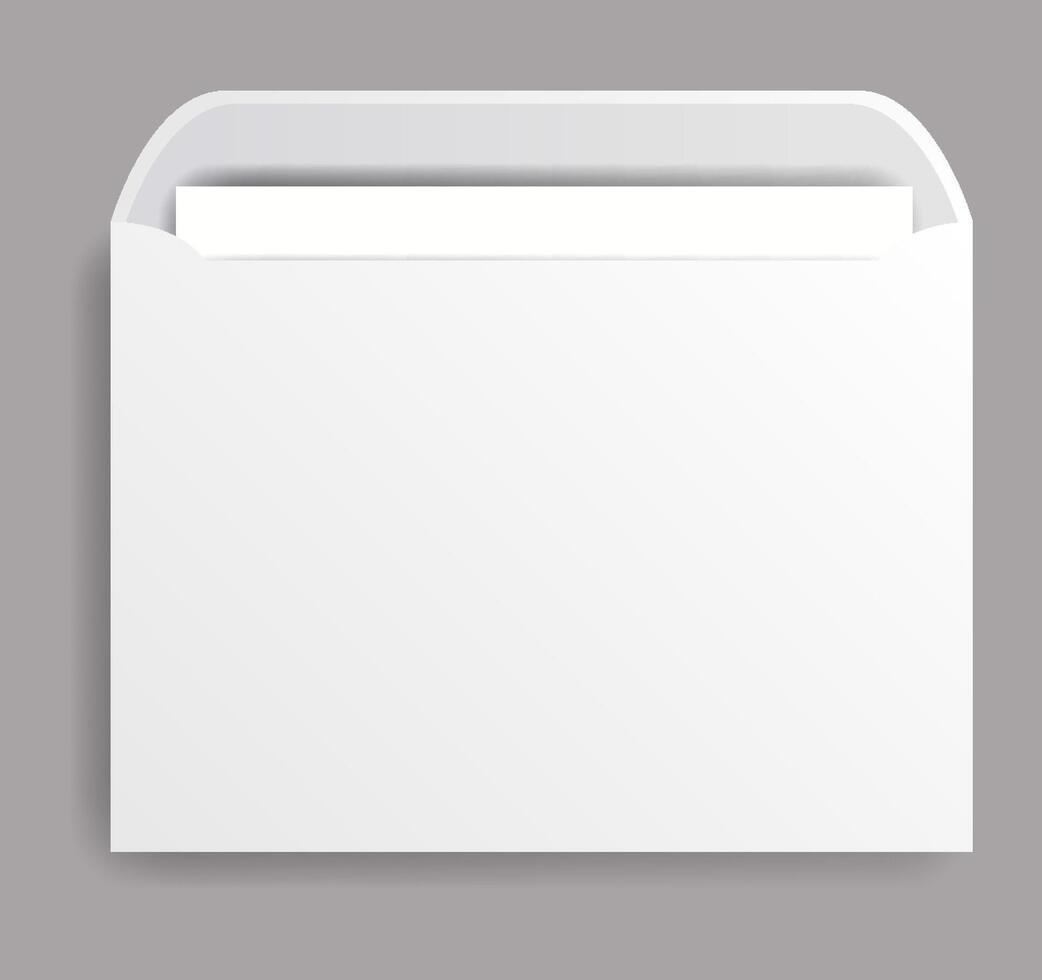 Blank envelope and letters specifically designed for creative use vector