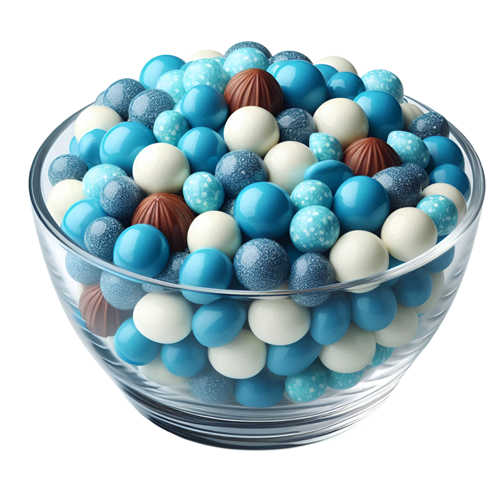 Blue White Candy png