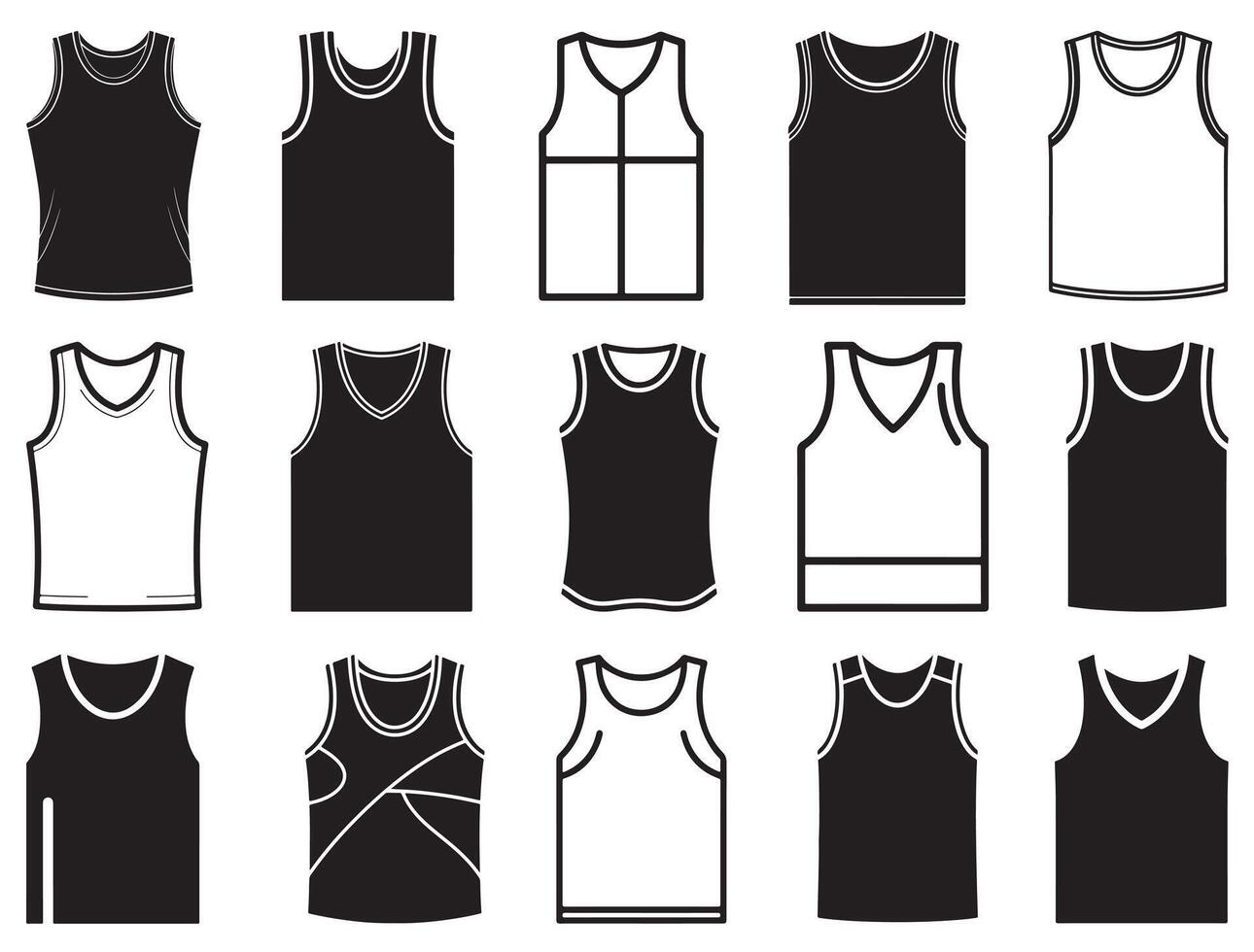 SOCCER JERSEY SILHOUETTE vector