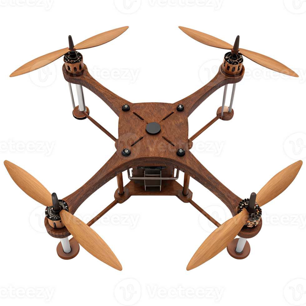 Futuristic Drone Design 3D Render png