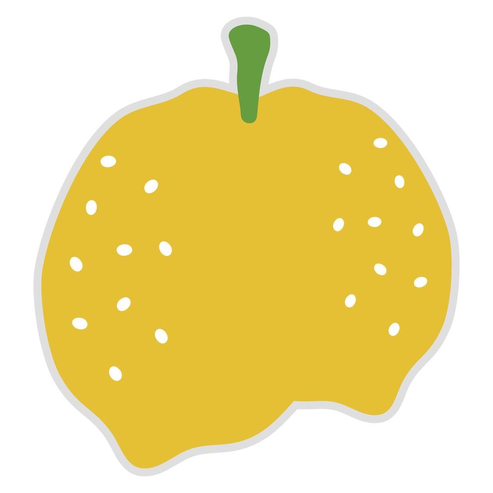 Isolate lemon, organic food, natural product, healthy life for food and drink icon. vector