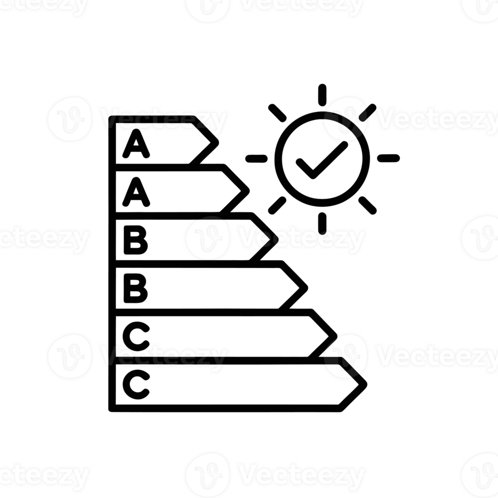 A set of horizontal arrows labeled with letters suggests a ranking or categorization system cutouts png