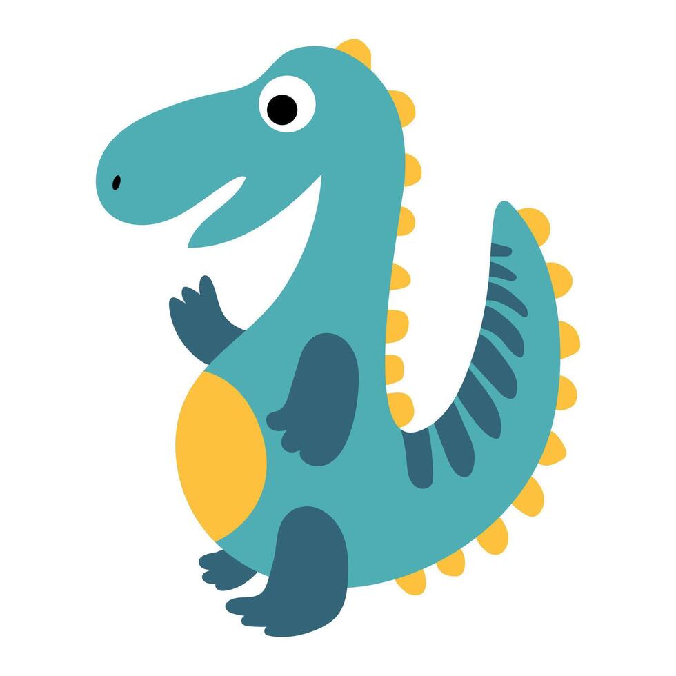 Dinosaur Character Illustration vector