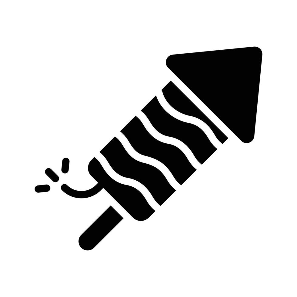 Trendy glyph style icon of firecracker, easy to edit vector