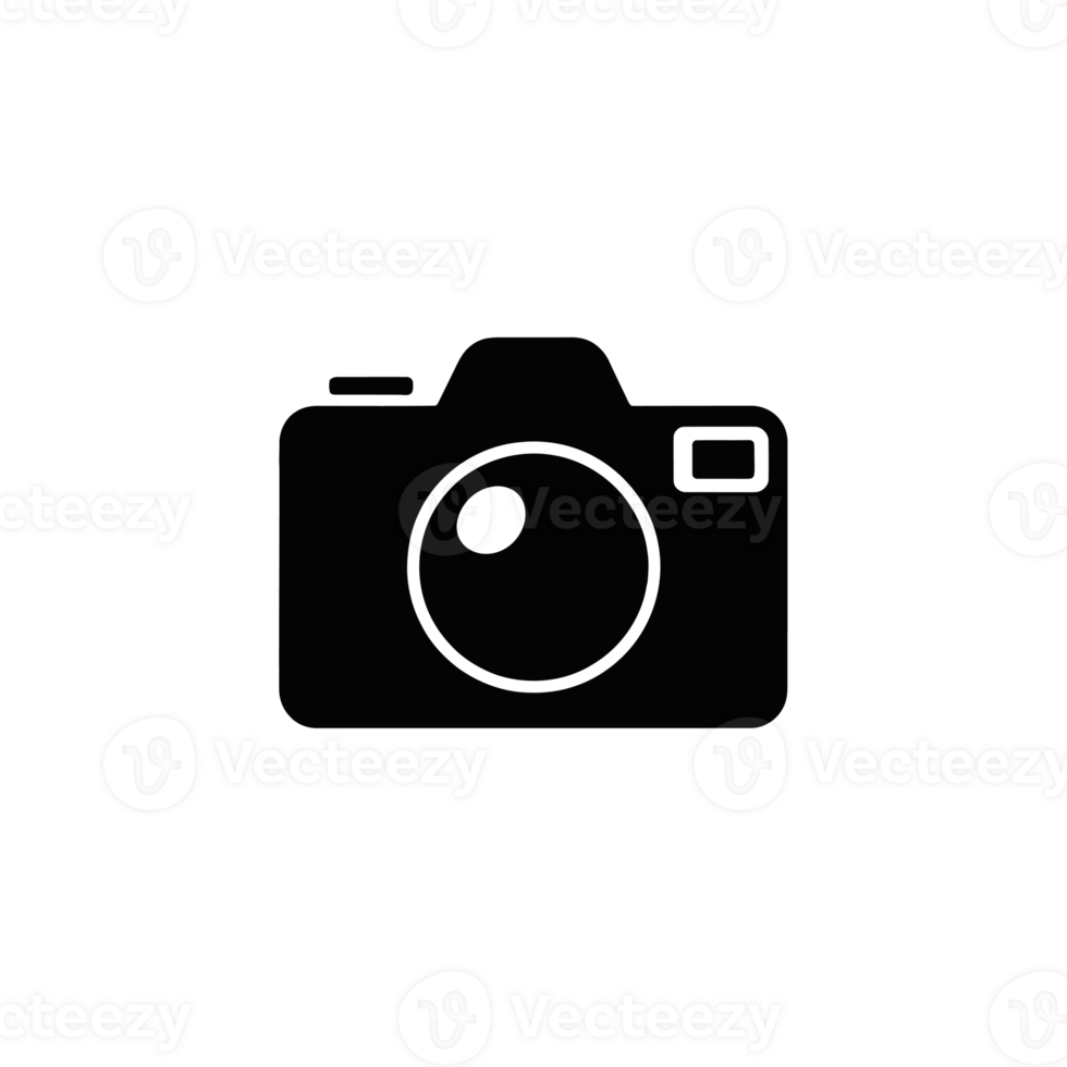 minimalist dslr camera logo, cutouts png