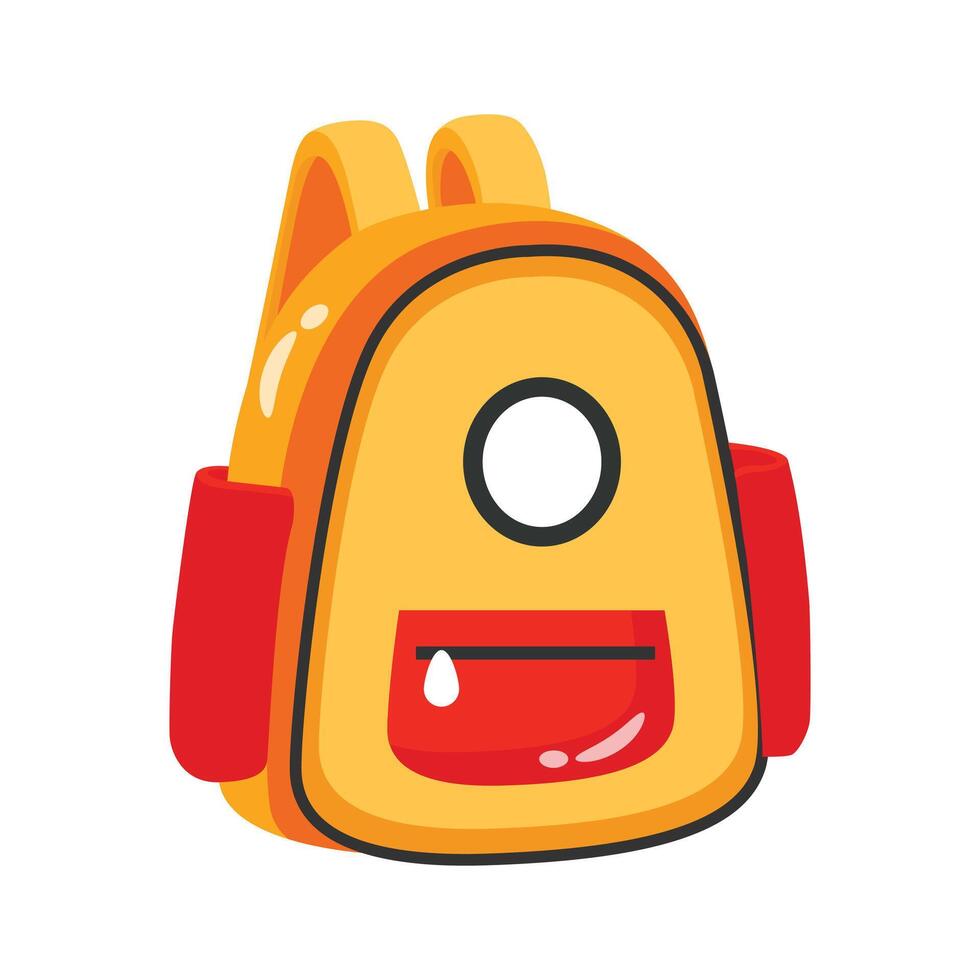 Grab this 2d icon featuring a cool pet bag vector