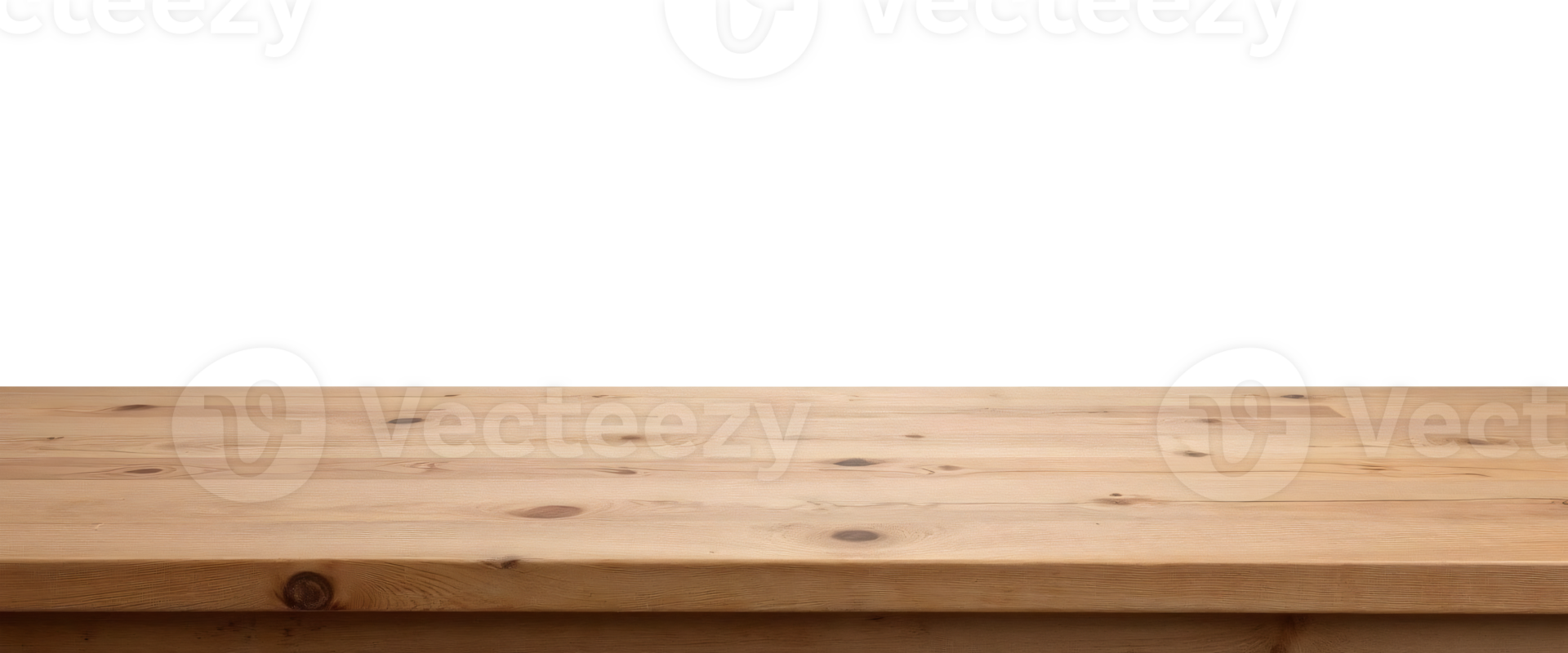 Empty wooden counter texture, isolated on transparent background, Beautiful wooden table for displaying products png