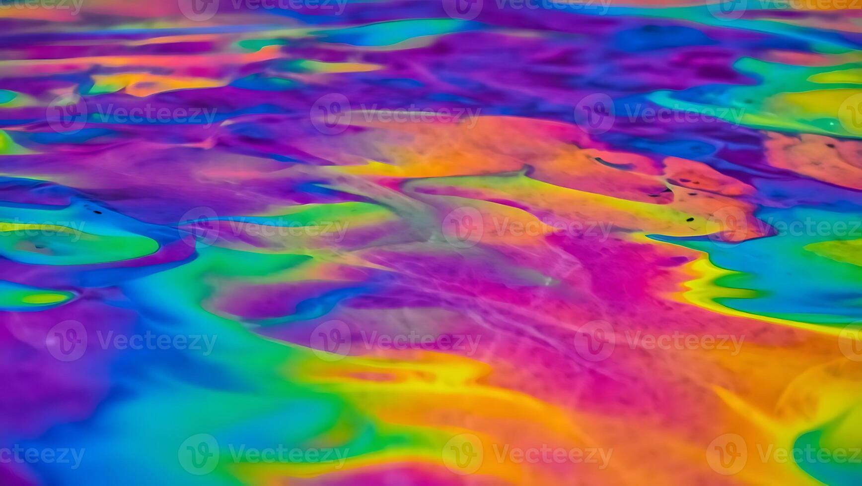 Abstract fluid art with vibrant colors and smooth texture creating a colorful and eye-catching composition suitable for designs photo