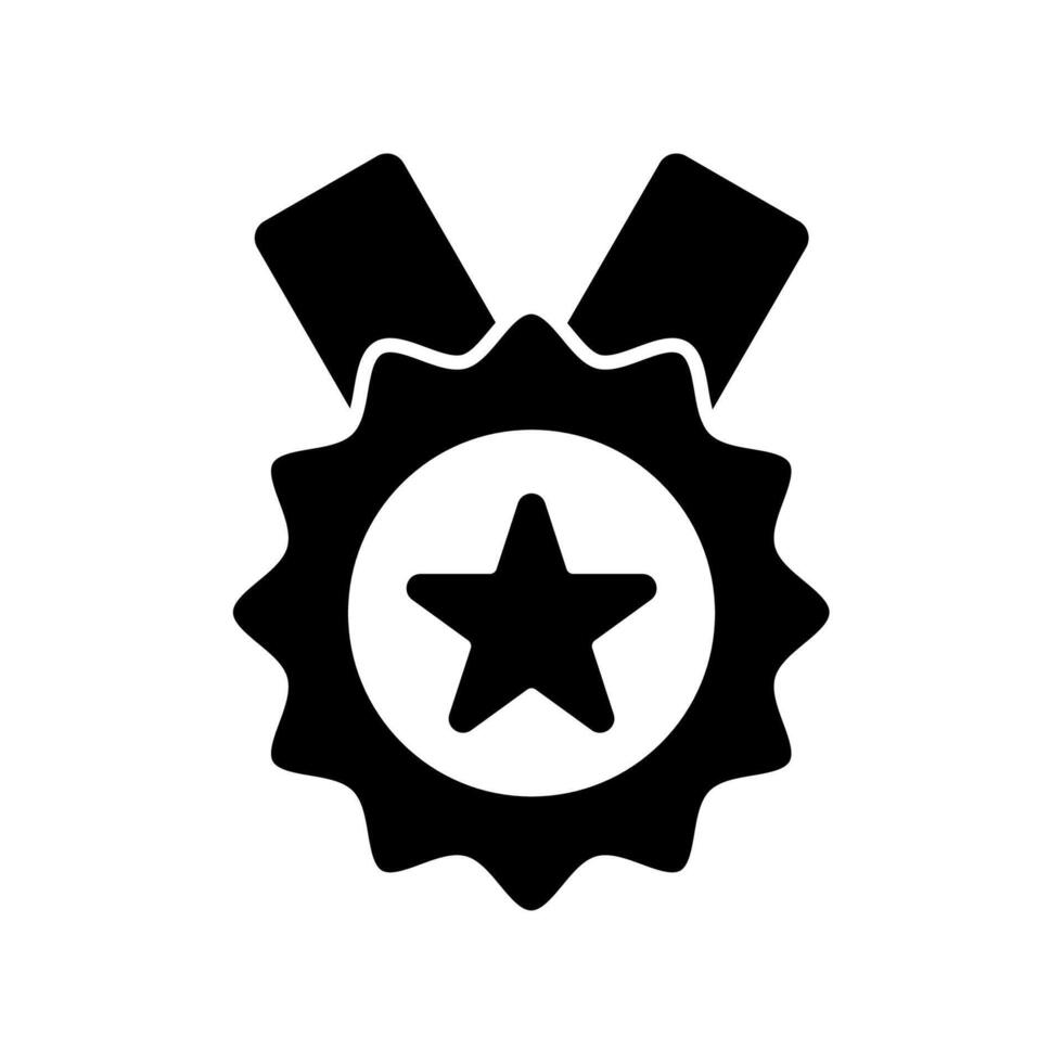 Icon a official, isolated against a clean background vector