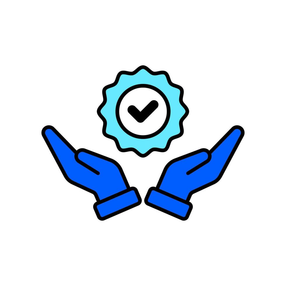 Icon a standards, isolated against a clean background. vector