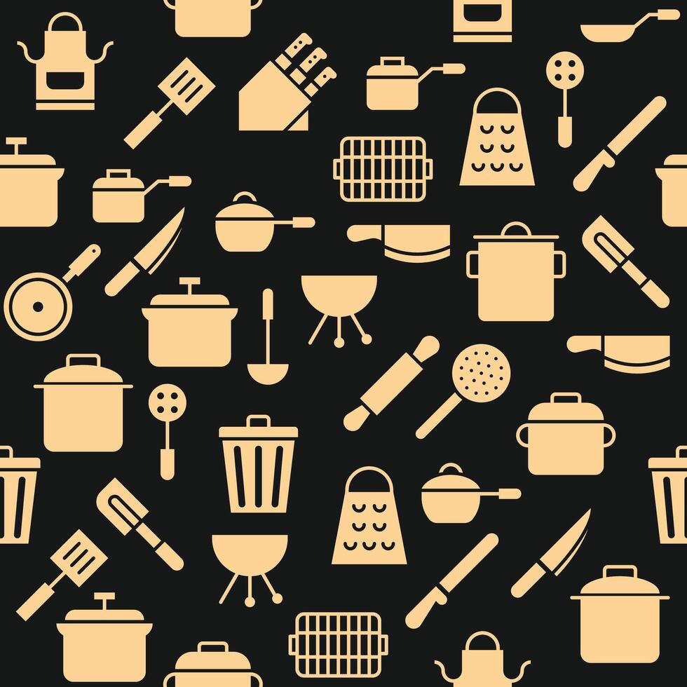Kitchen Luxury trendy useful design attractive abstract illustration artwork vector