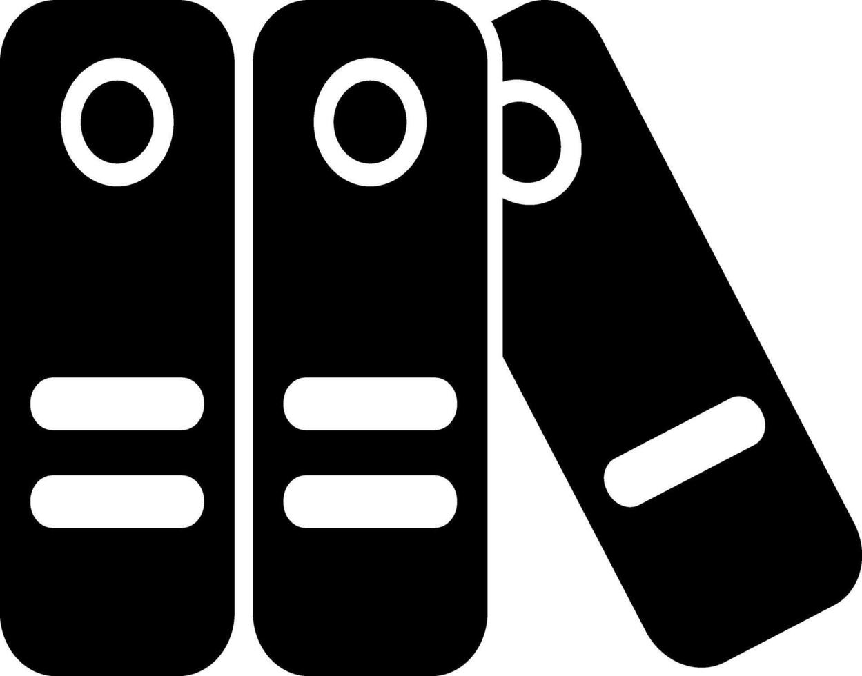 Rounded Filled Books Icon vector