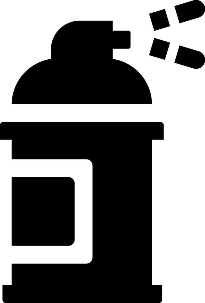 Rounded Filled Spray Icon vector