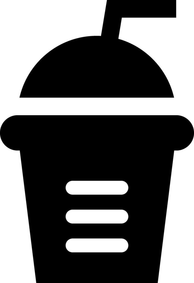 Rounded Filled Drink Icon vector
