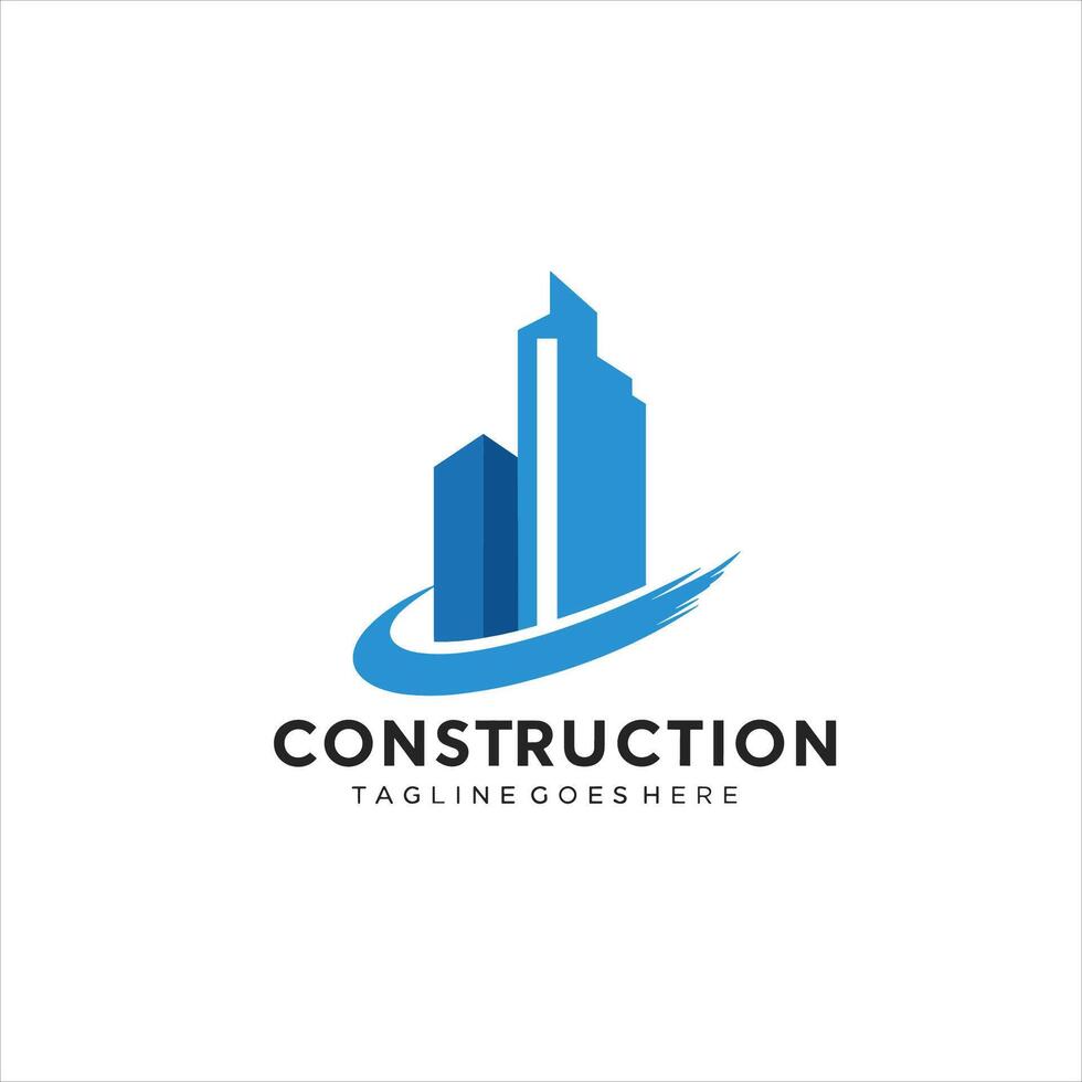 Real Estate logo,Real Estate, Building and Construction Logo Design vector