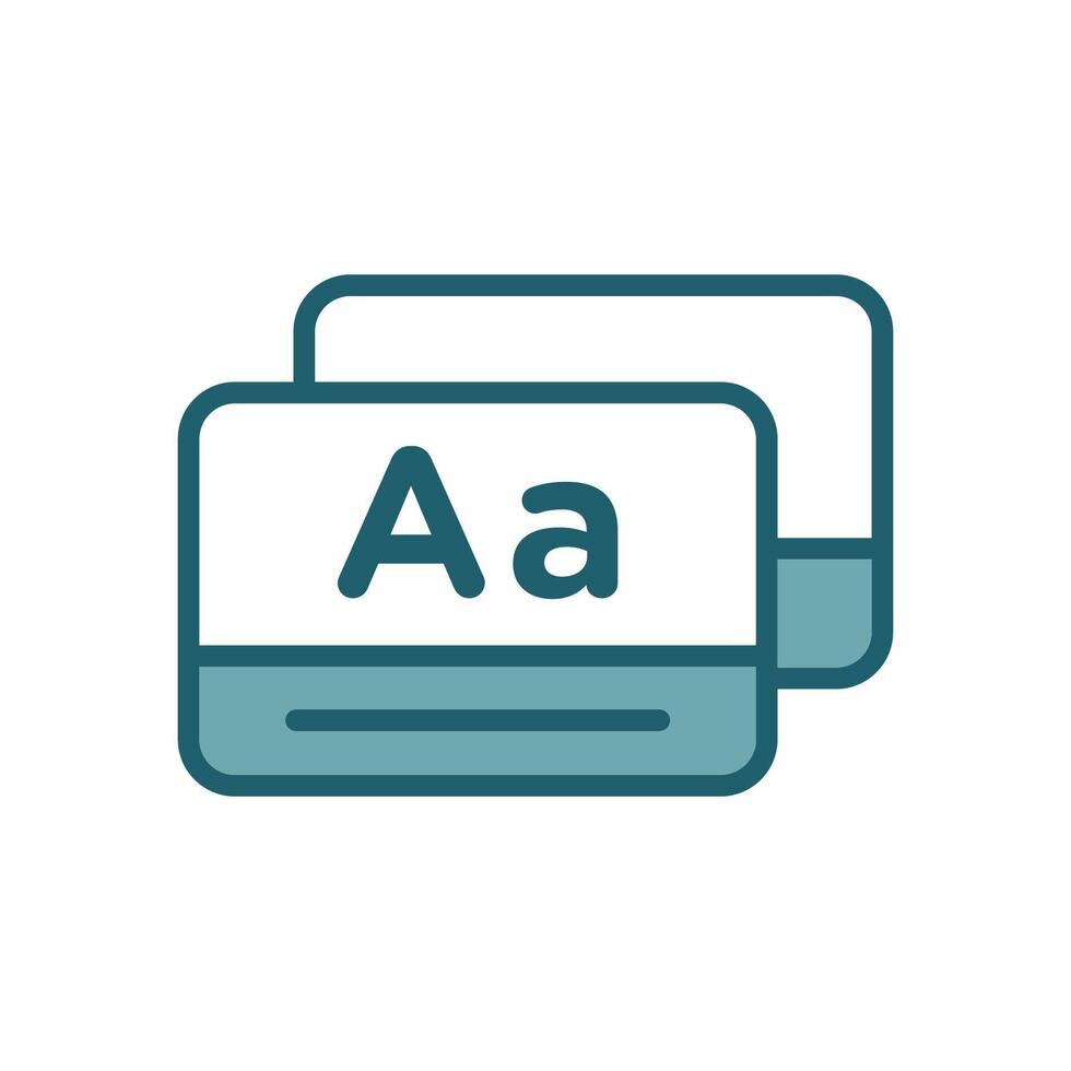 Memory Flashcard Icons vector