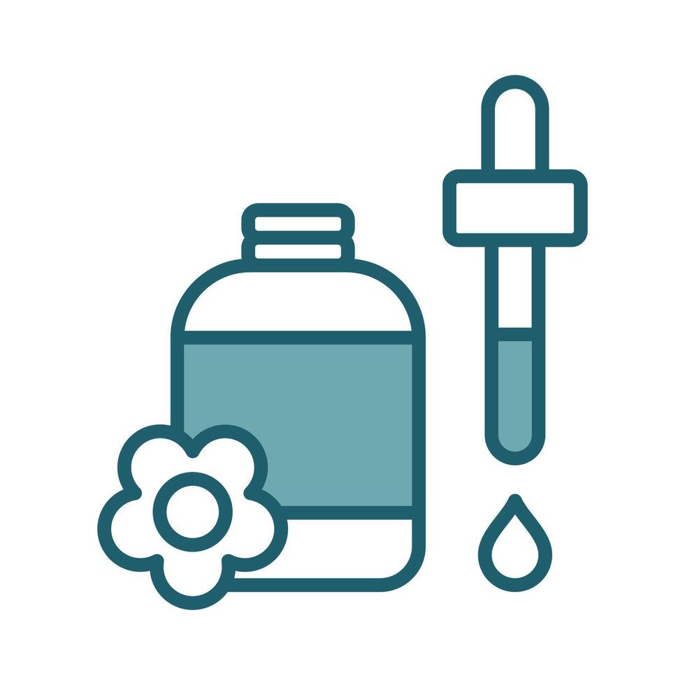 Clary Sage Oil Drop Icon vector