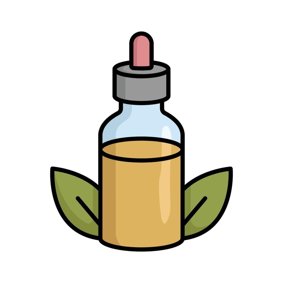 Tea Tree Oil Drop Icon vector