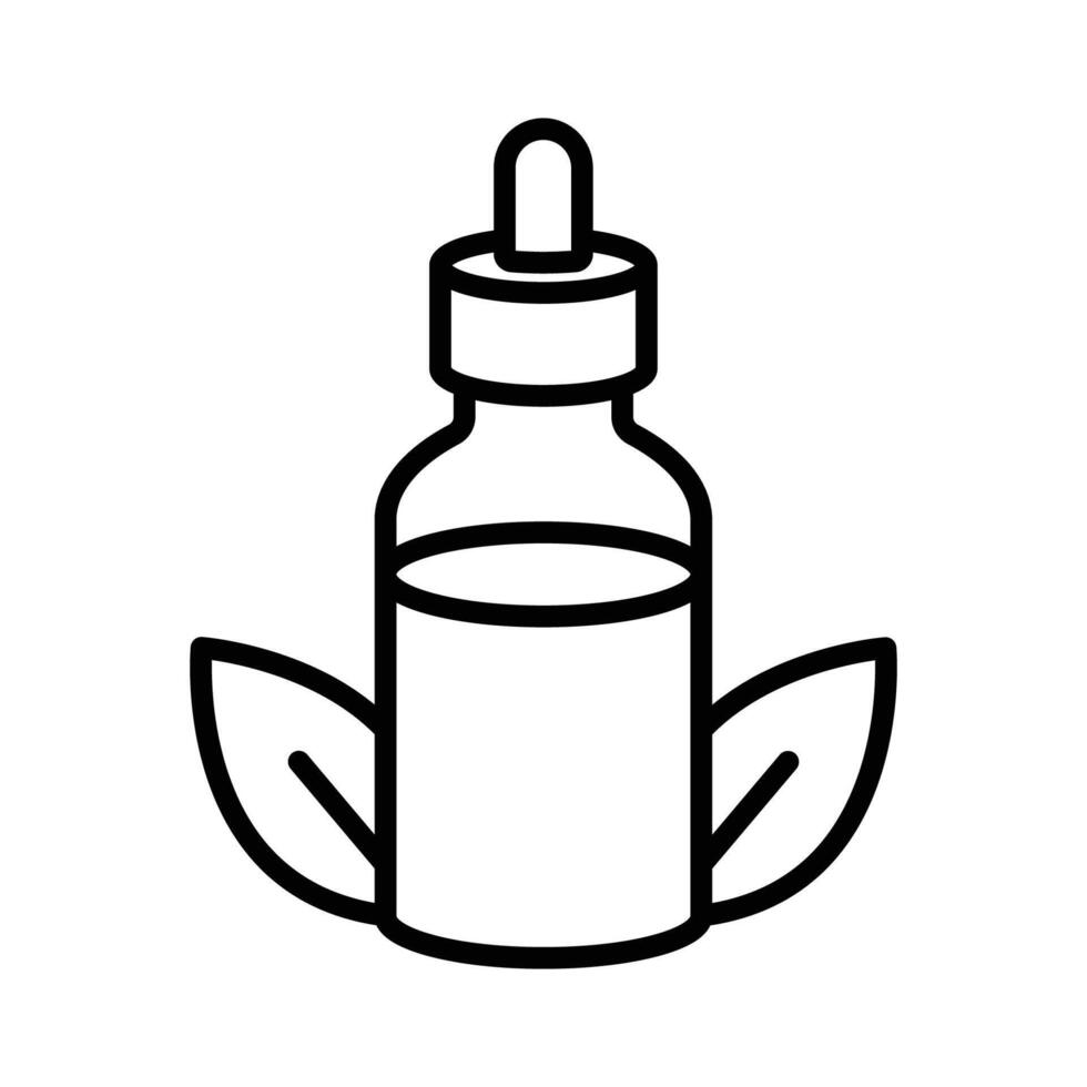 Peppermint Essential Oil Icon vector