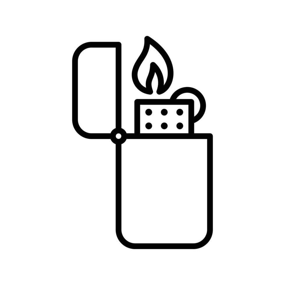 Classic Gas Lighter Icons vector