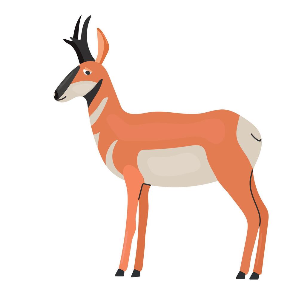 Pronghorn icon clipart avatar logotype isolated illustration vector