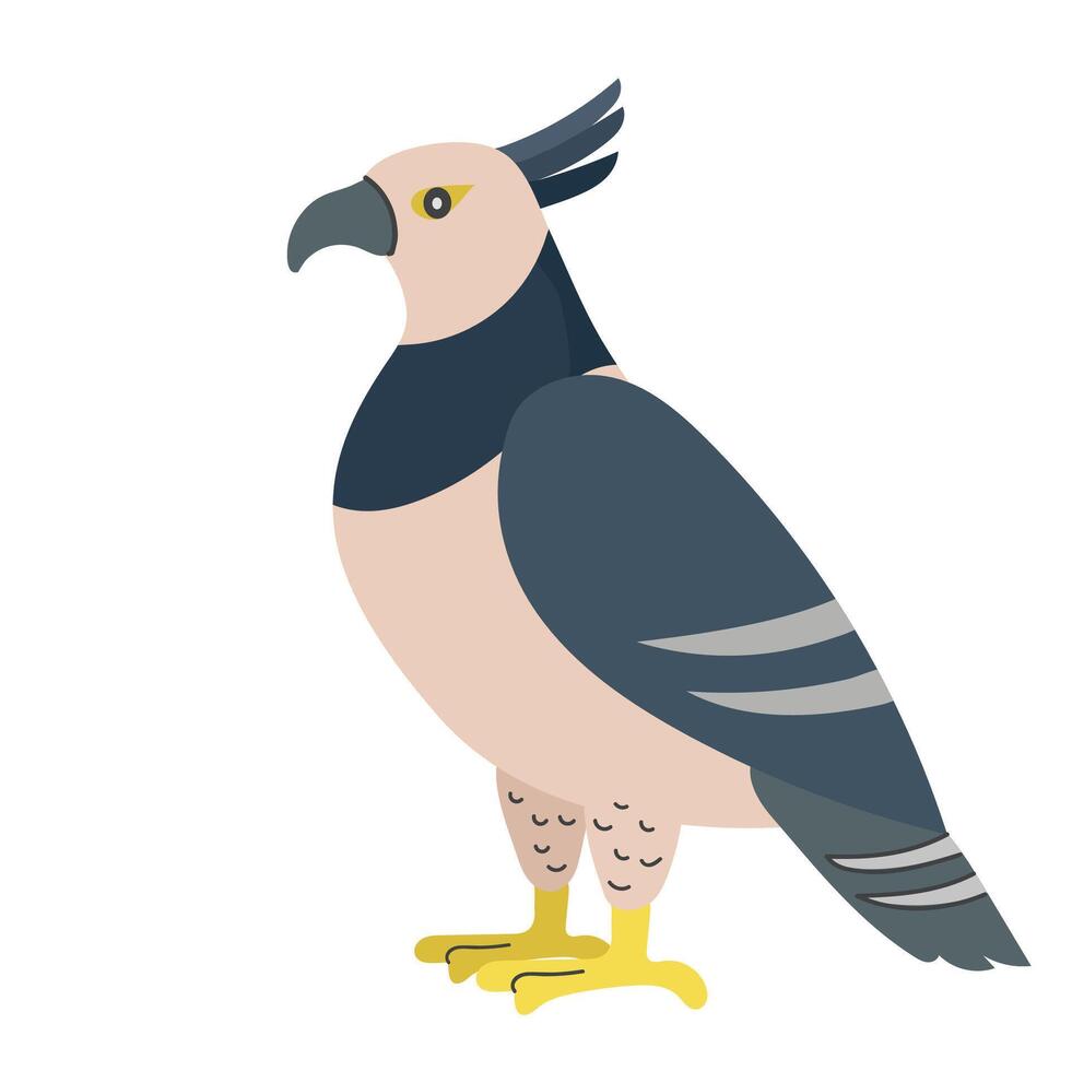 Harpy eagle icon clipart avatar logotype isolated illustration vector