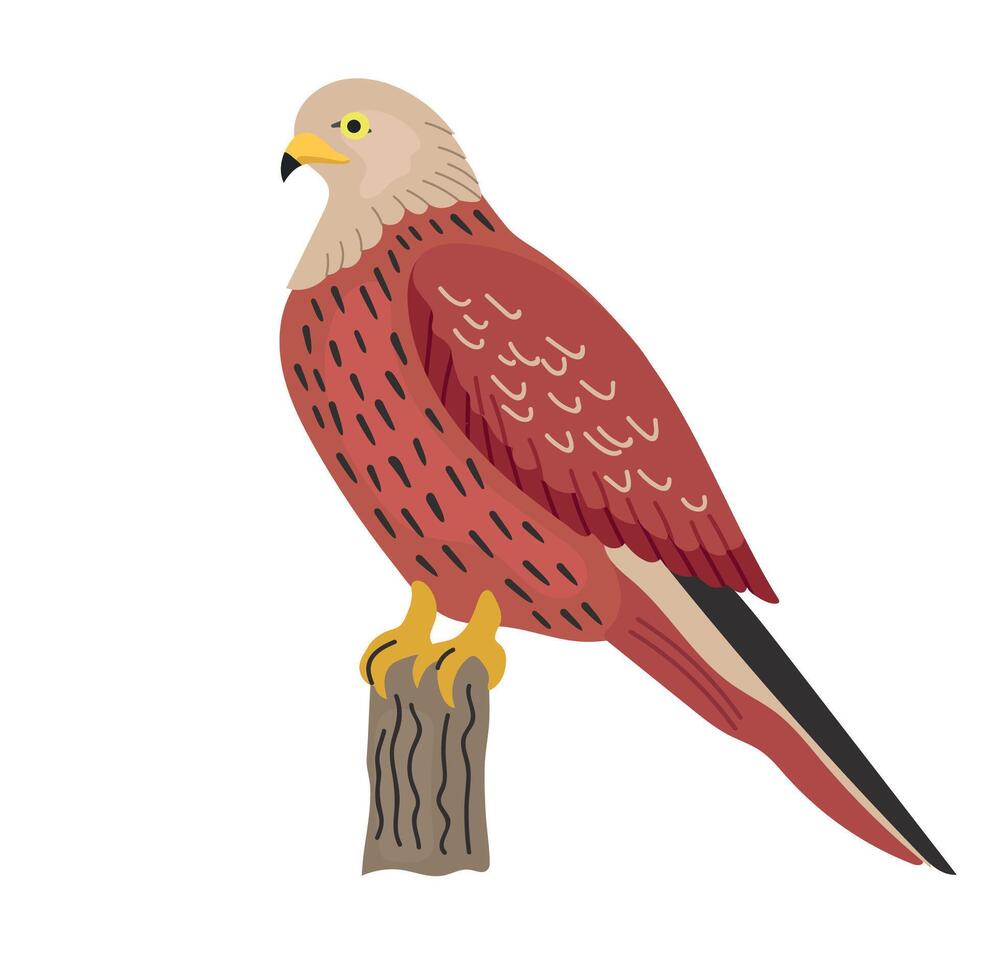 Red kite icon clipart avatar logotype isolated illustration vector