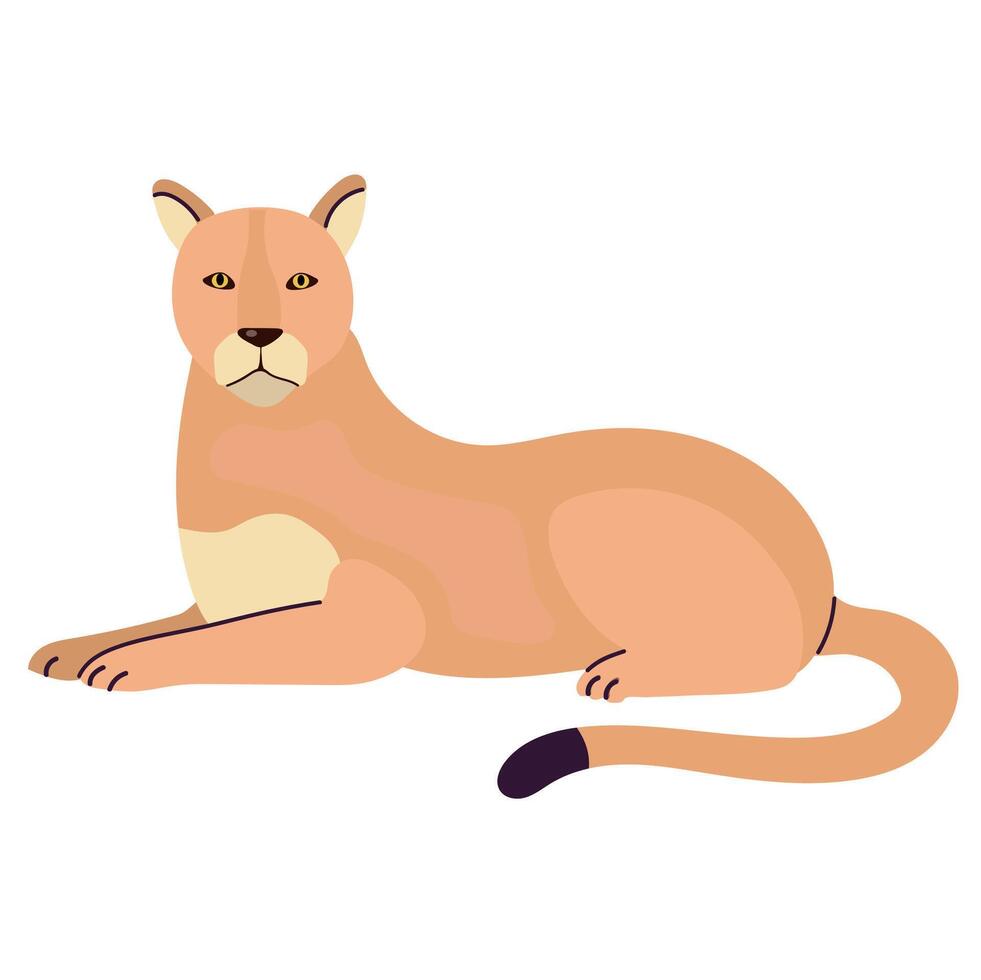 Florida panter icon clipart avatar logotype isolated illustration vector