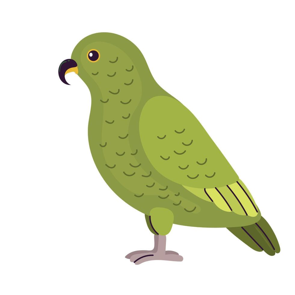 Kea con clipart avatar logotype isolated illustration vector