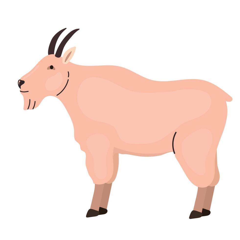 Mountain goat icon clipart avatar logotype isolated illustration vector