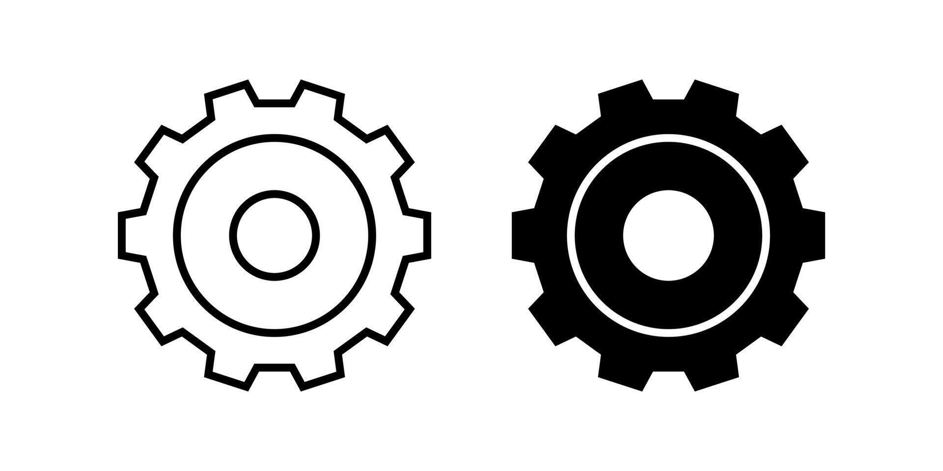 Settings icon set.Setting sign. for mobile concept and web design. illustration on white background vector