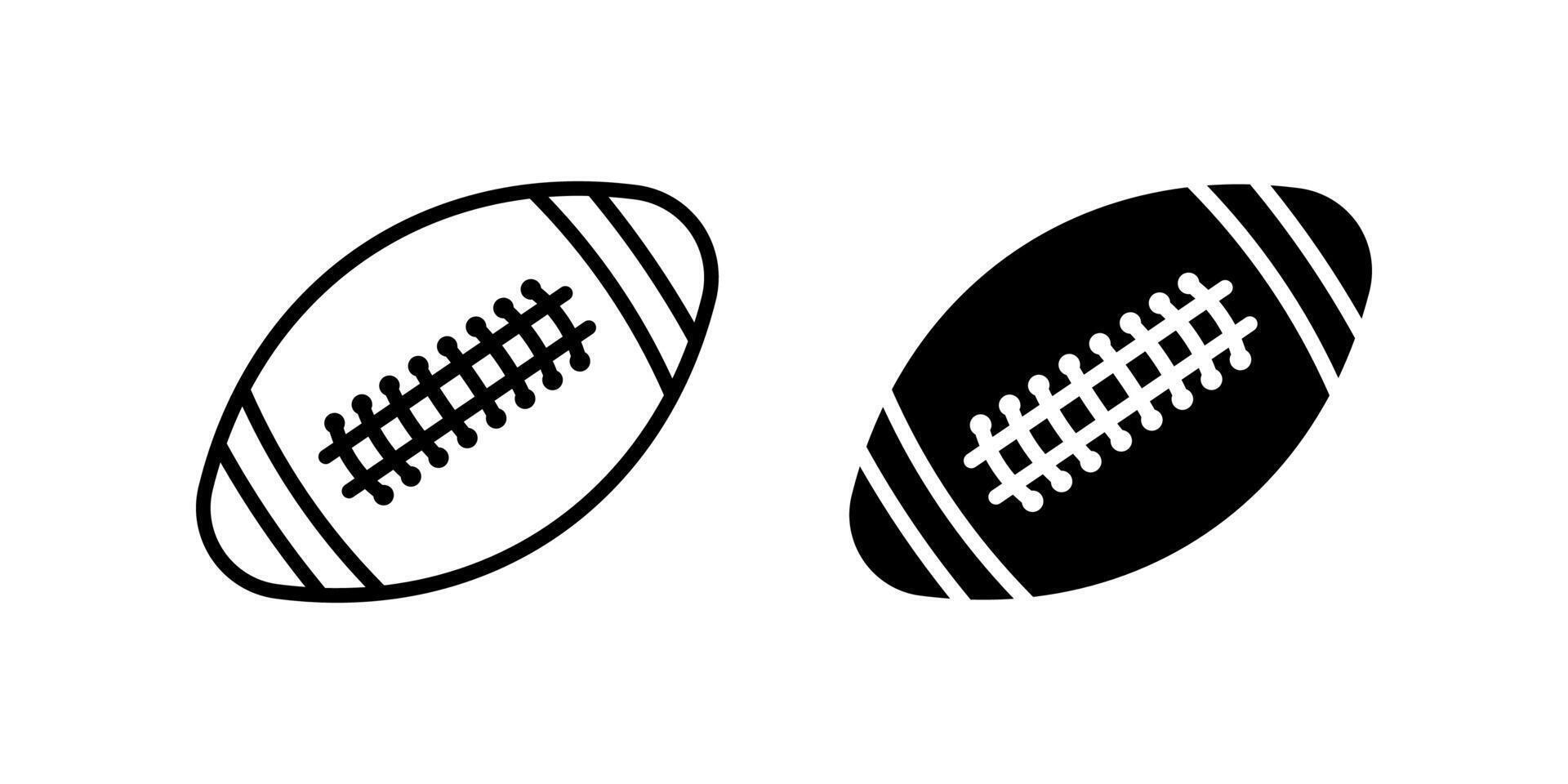 Rugby icon. american football sign. for mobile concept and web design. illustration vector