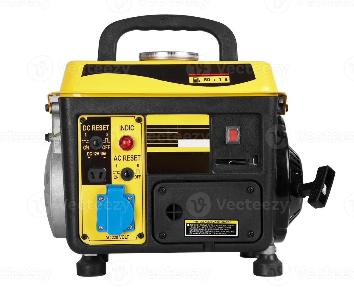 portable generator close up photo