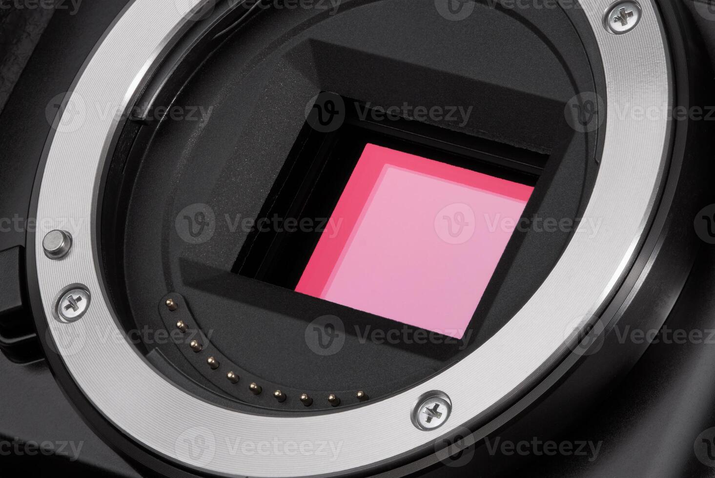 Camera image sensor close up photo