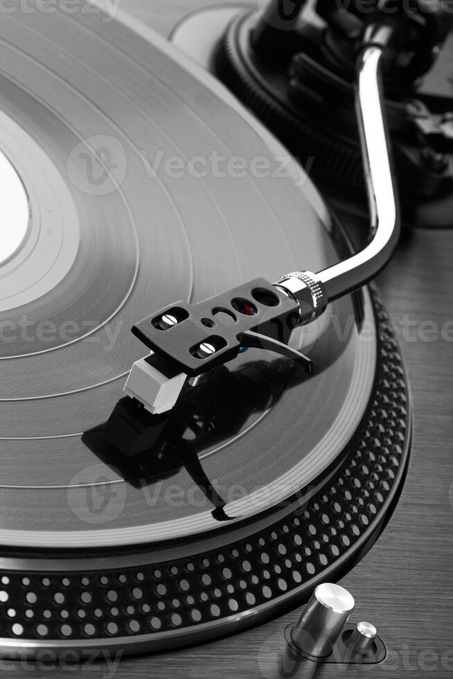 Record player vinyl photo