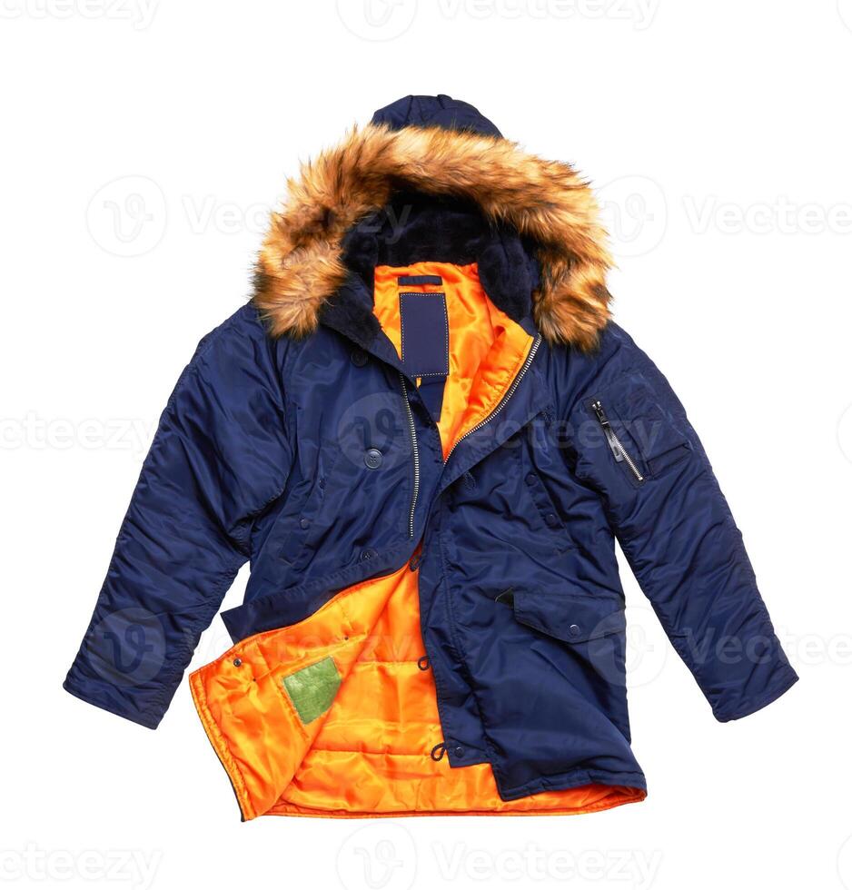 Jacket on white photo