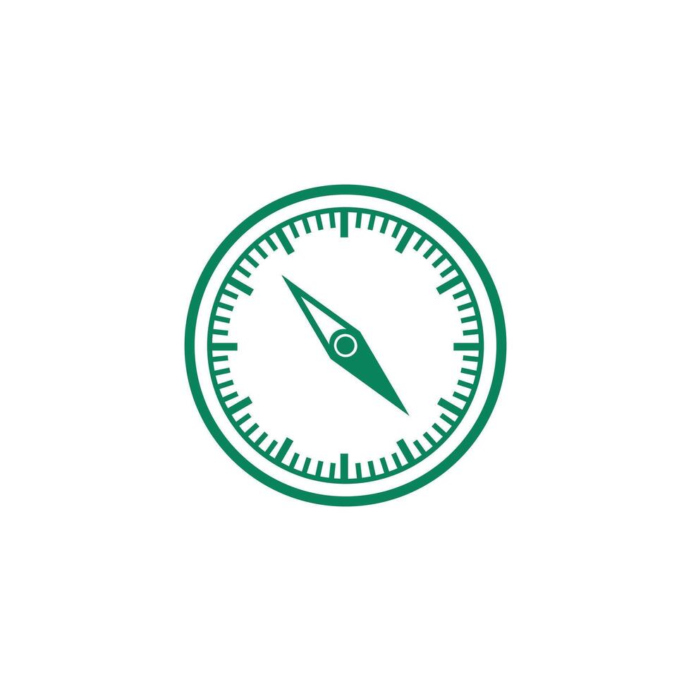 Compass icon stock image. vector