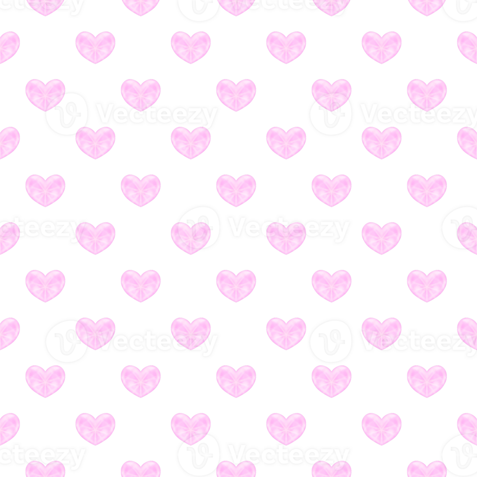 Coquette seamless pattern Pink Heart background Transparent png