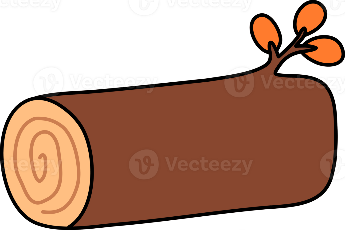 Log Cartoon Illustration png