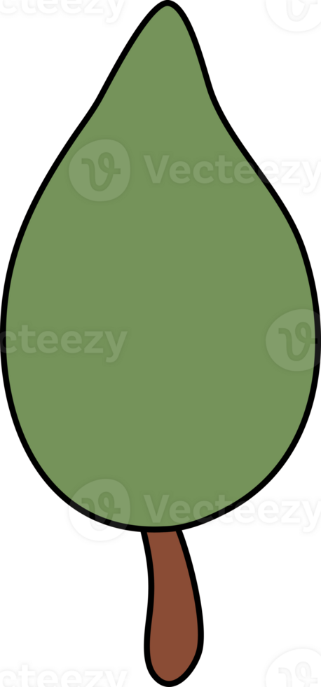 Autumn Cute Leaves Cartoon Illustration png