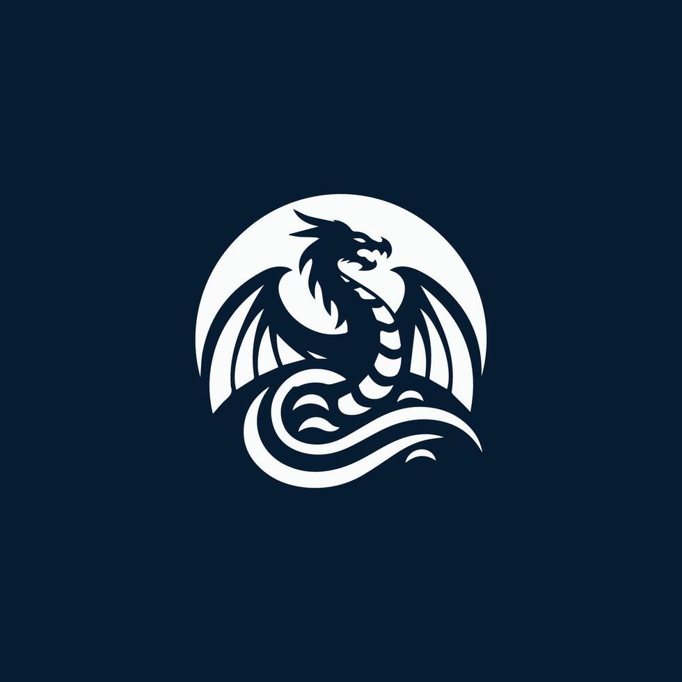Mythic Dragon Logo vector