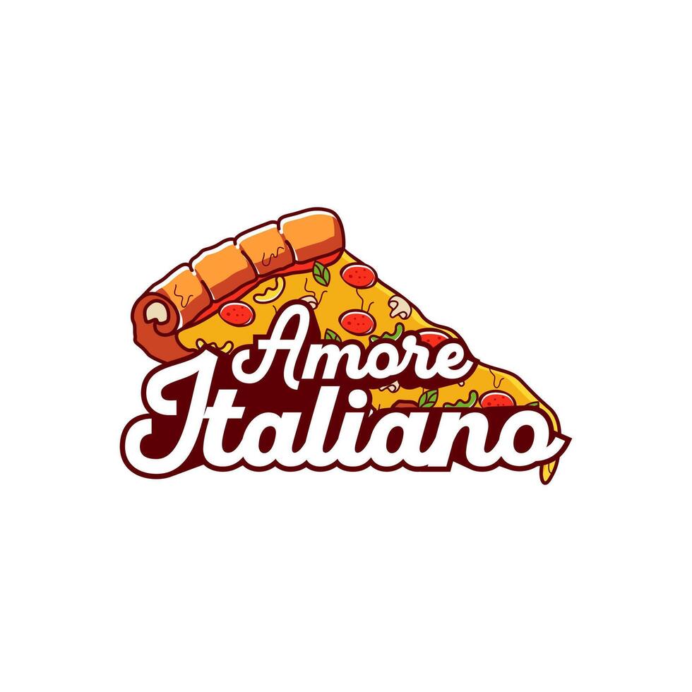 amore logo italiano logo design vector