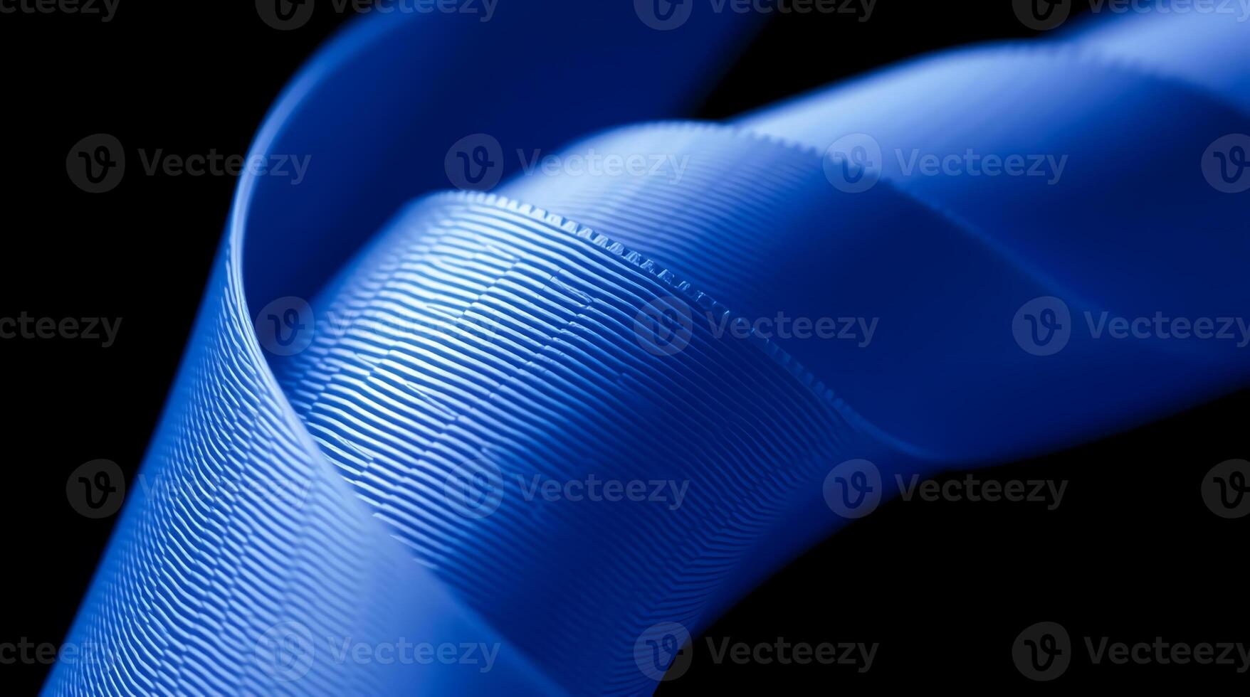 A detailed ribbon in macro, converted into a symmetric, geometric emblem with clear visual hierarchy. photo