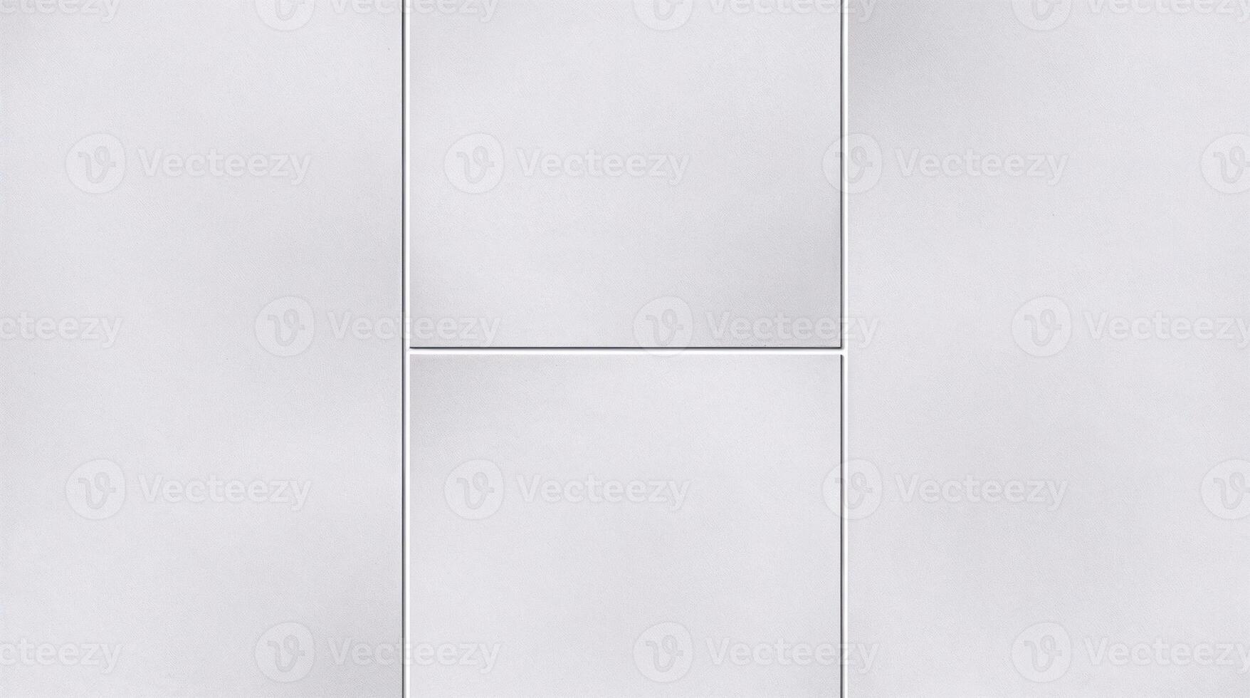 Close-up of a matte ceramic tile with geometric gray pattern, using soft lighting to enhance the tile's material character and contemporary design. photo