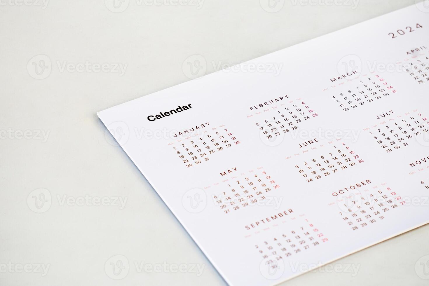 close up desk calendar page background copy space photo
