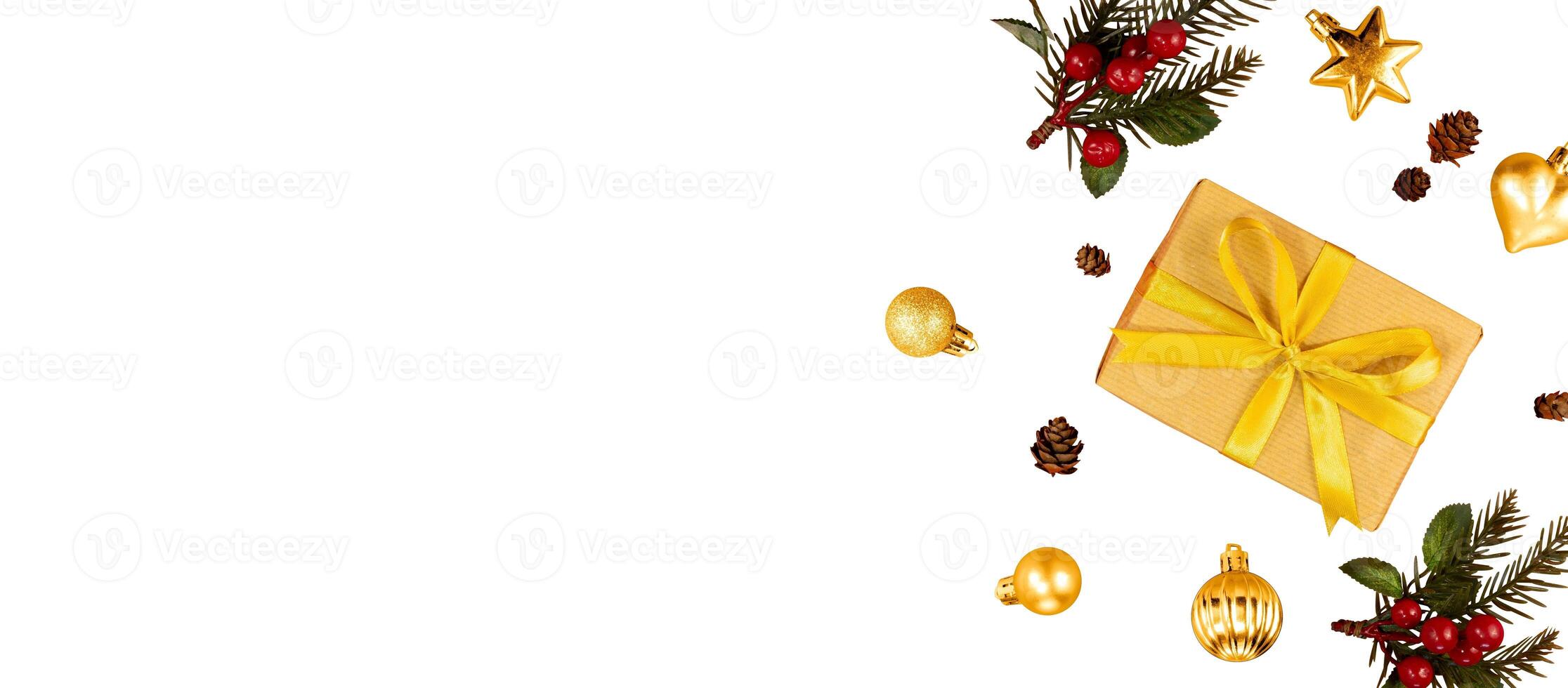 Banner copy space of Christmas celebration photo