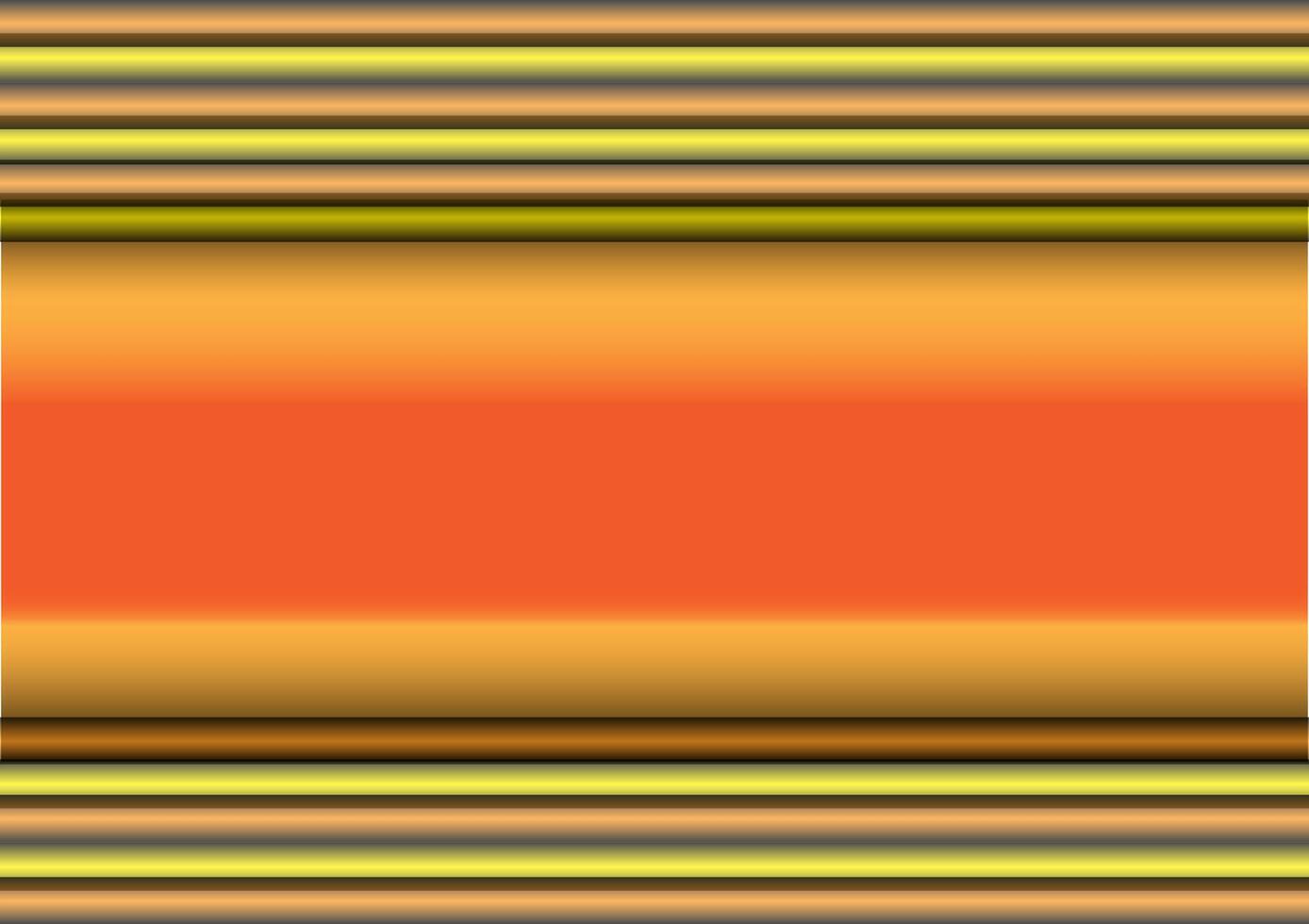 A striped background with orange and yellow stripes vector