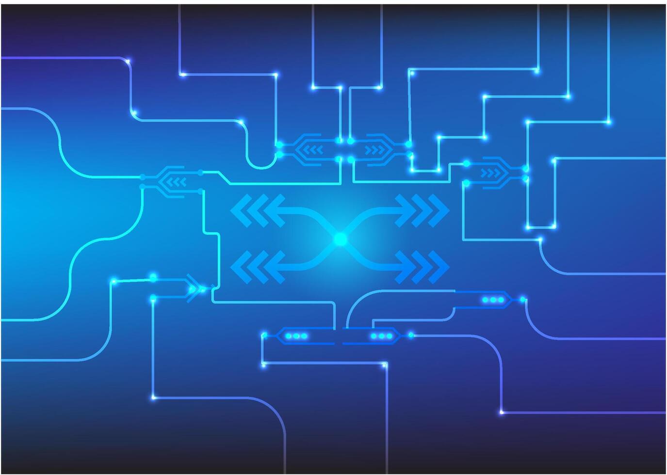 Hi-Tech Digital Background vector