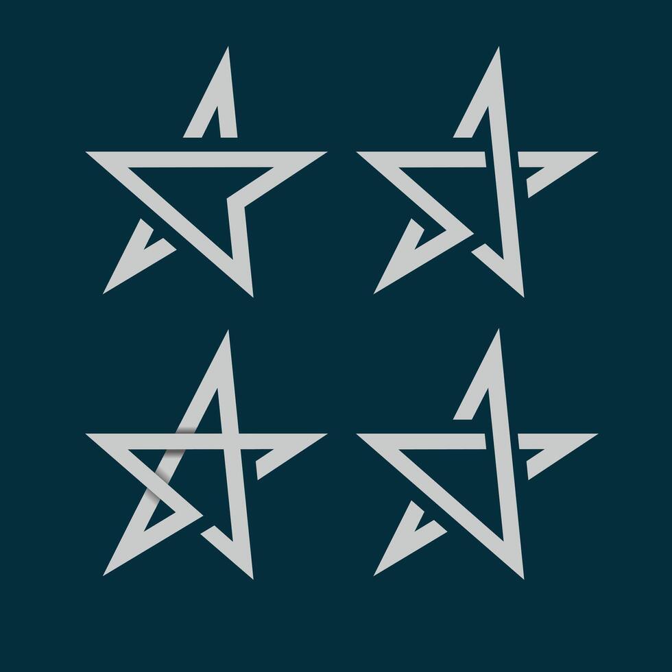 Modern Abstract Star Logo vector