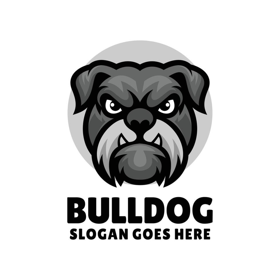 Bull Dog Mascot Logo vector
